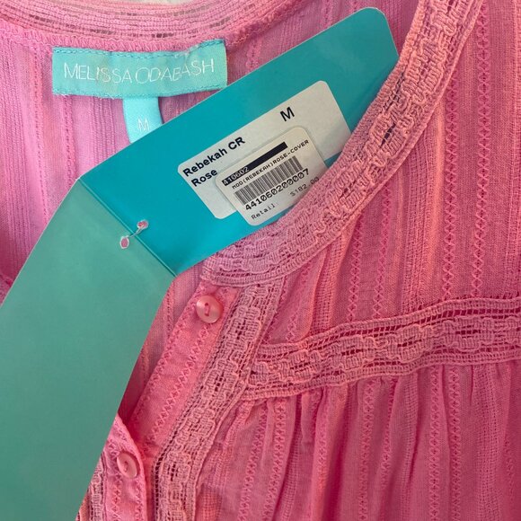 NWT Melissa Odabash Rebekah Rose Short Dress Medium - Picture 9 of 9